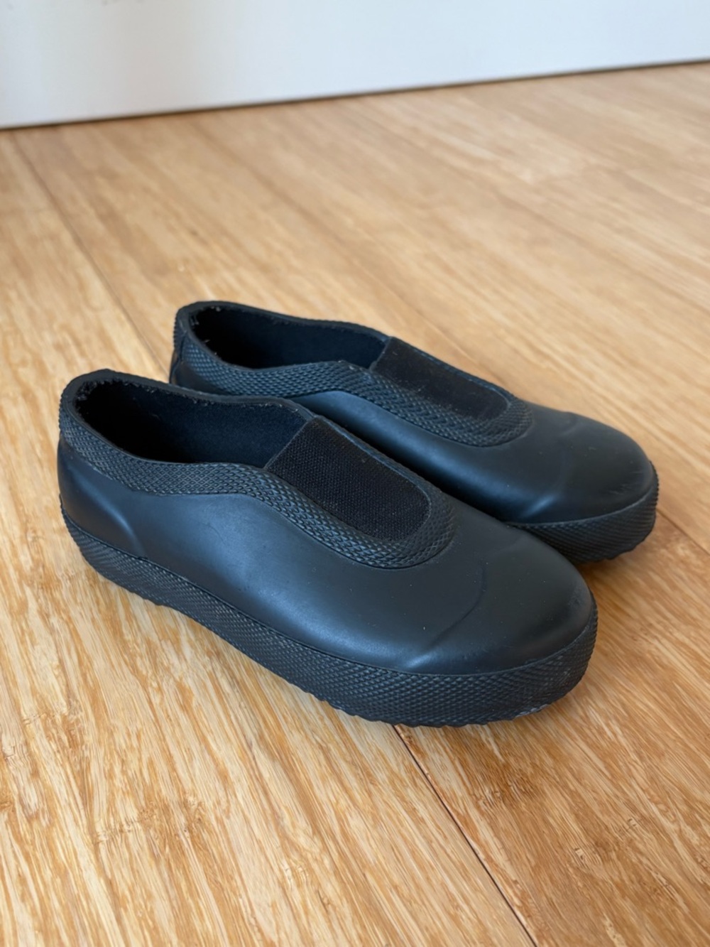 Hunter Plimsoll Waterproof Slip On Shoes Toddler Size 7 Black Unisex